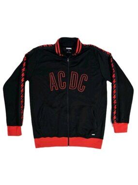Copa x AC/DC 50 Years PWR UP Euro Tour 2024 Full Zip Black Track Jacket Mens XL